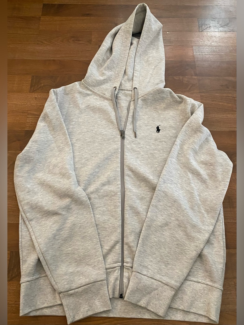 Polo by Ralph Lauren Light Gray Full-Zip Hoodie